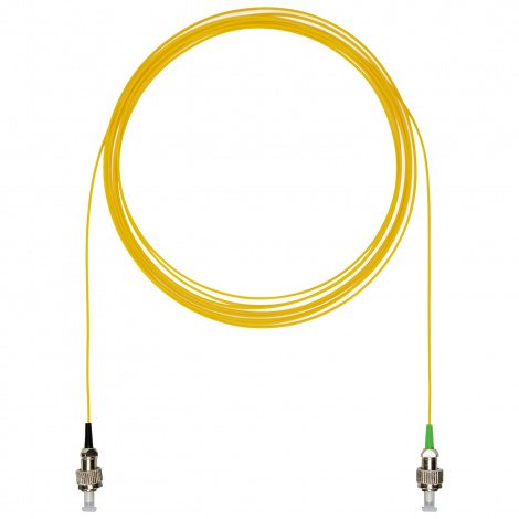 Шнур оптический монтажный (пигтейл), FC/UPC-FC/APC, OS2, нг(А)-HF, желтый, 3,0 м