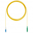 Шнур оптический монтажный (пигтейл), LC/UPC-LC/APC, OS2, нг(А)-HF, желтый, 3,0 м