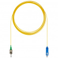 Шнур оптический монтажный (пигтейл), SC/UPC-ST/APC, OS2, нг(А)-HF, желтый, 3,0 м