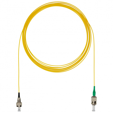 Шнур оптический монтажный (пигтейл), FC/UPC-ST/APC, OS2, нг(А)-HF, желтый, 3,0 м