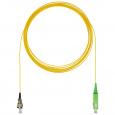 Шнур оптический монтажный (пигтейл), FC/UPC-SC/APC, OS2, нг(А)-HF, желтый, 3,0 м