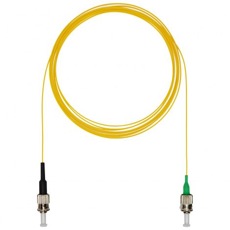 Шнур оптический монтажный (пигтейл), ST/APC-ST/APC, OS2, нг(А)-HF, желтый, 3,0 м