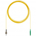 Шнур оптический монтажный (пигтейл), FC/UPC-LC/APC, OS2, нг(А)-HF, желтый, 3,0 м